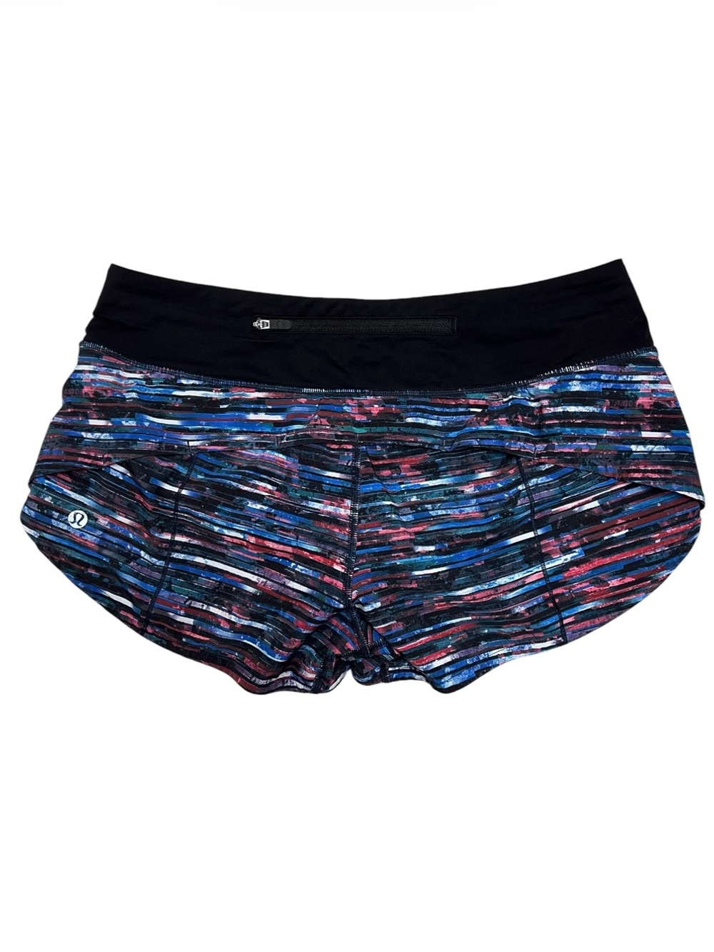 Lululemon Speed Up Short Hinshu Alpine White Multi / Black - Picture 3 of 7